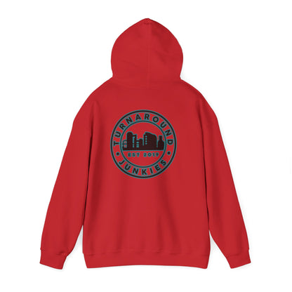 Turnaround Junkies Circle Logo Heavy Blend™ Hooded Sweatshirt
