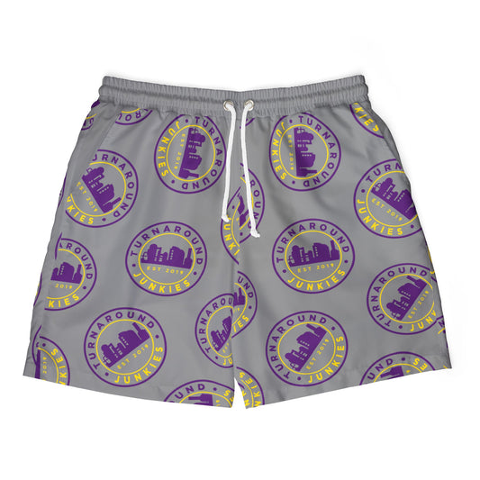Turnaround Junkies Circle Logo Swim Shorts