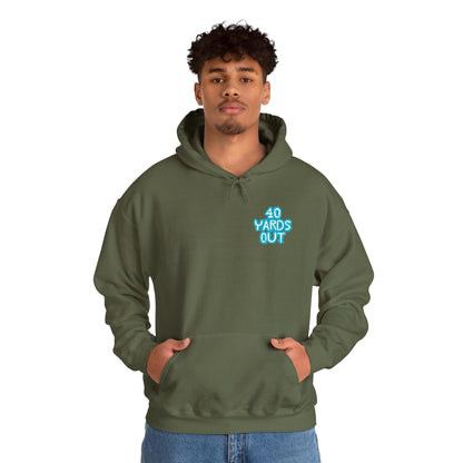 40 YARDS OUT Brand Productions Muddy Boar Heavy Blend™ Hooded Sweatshirt