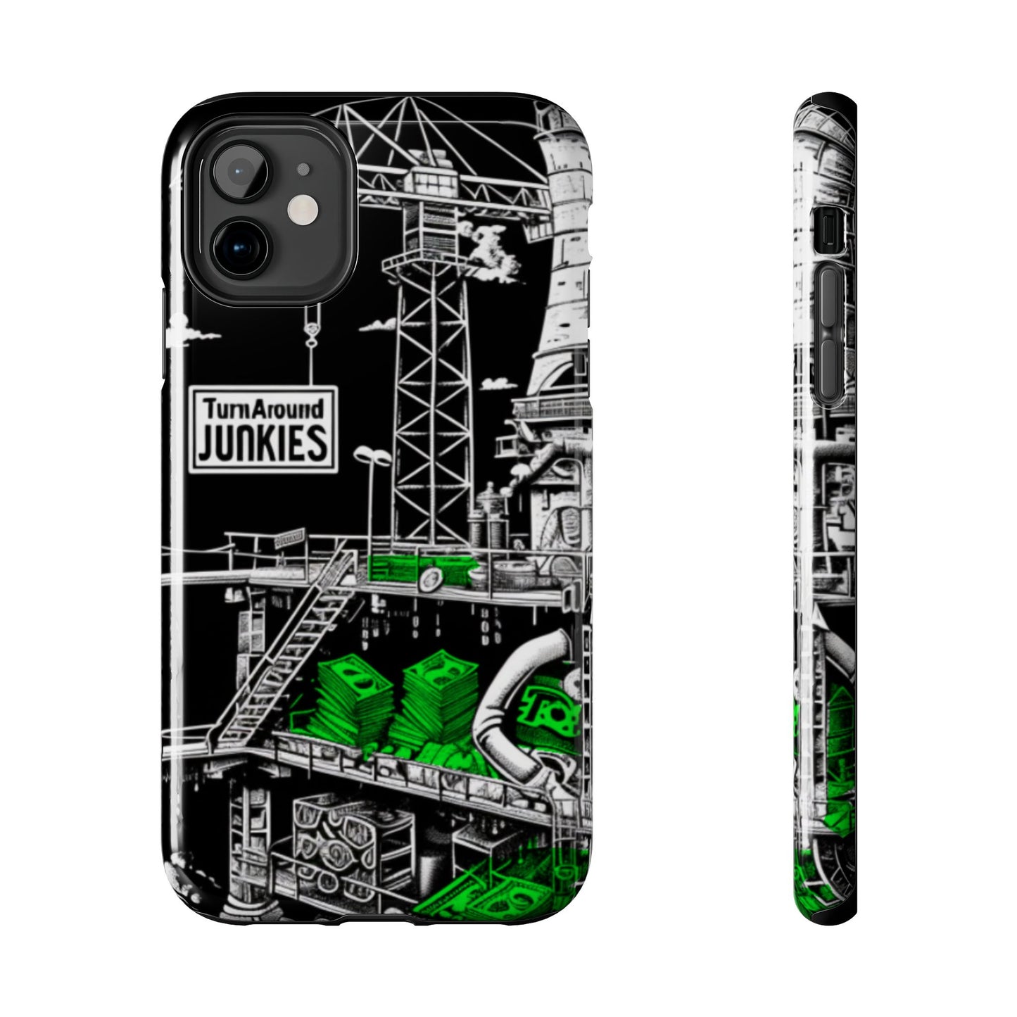 Turnaround Junkies "Stacks On Deck" Tough Phone Cases