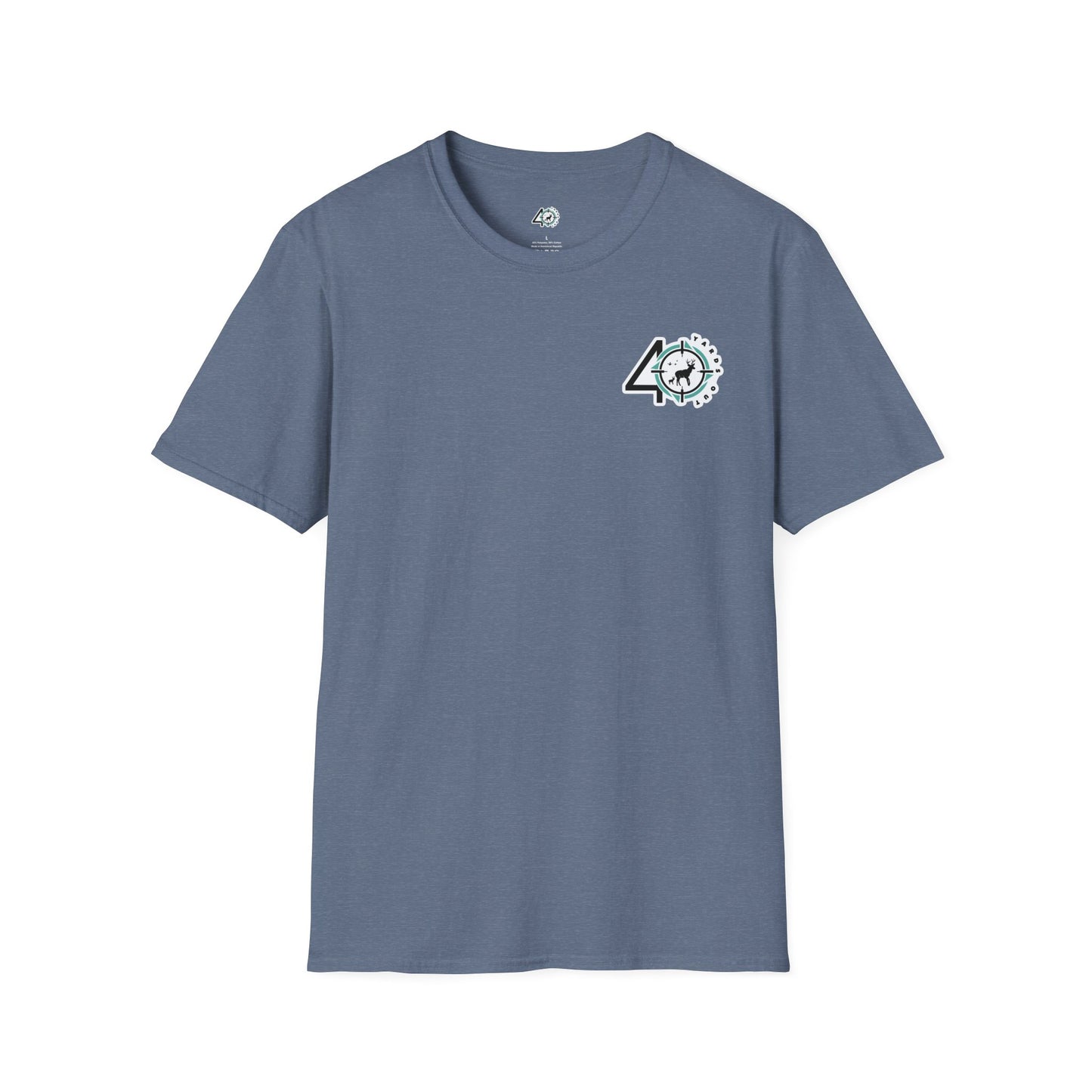 40 YARDS OUT Black Retriever Duck Watch Unisex Softstyle T-Shirt