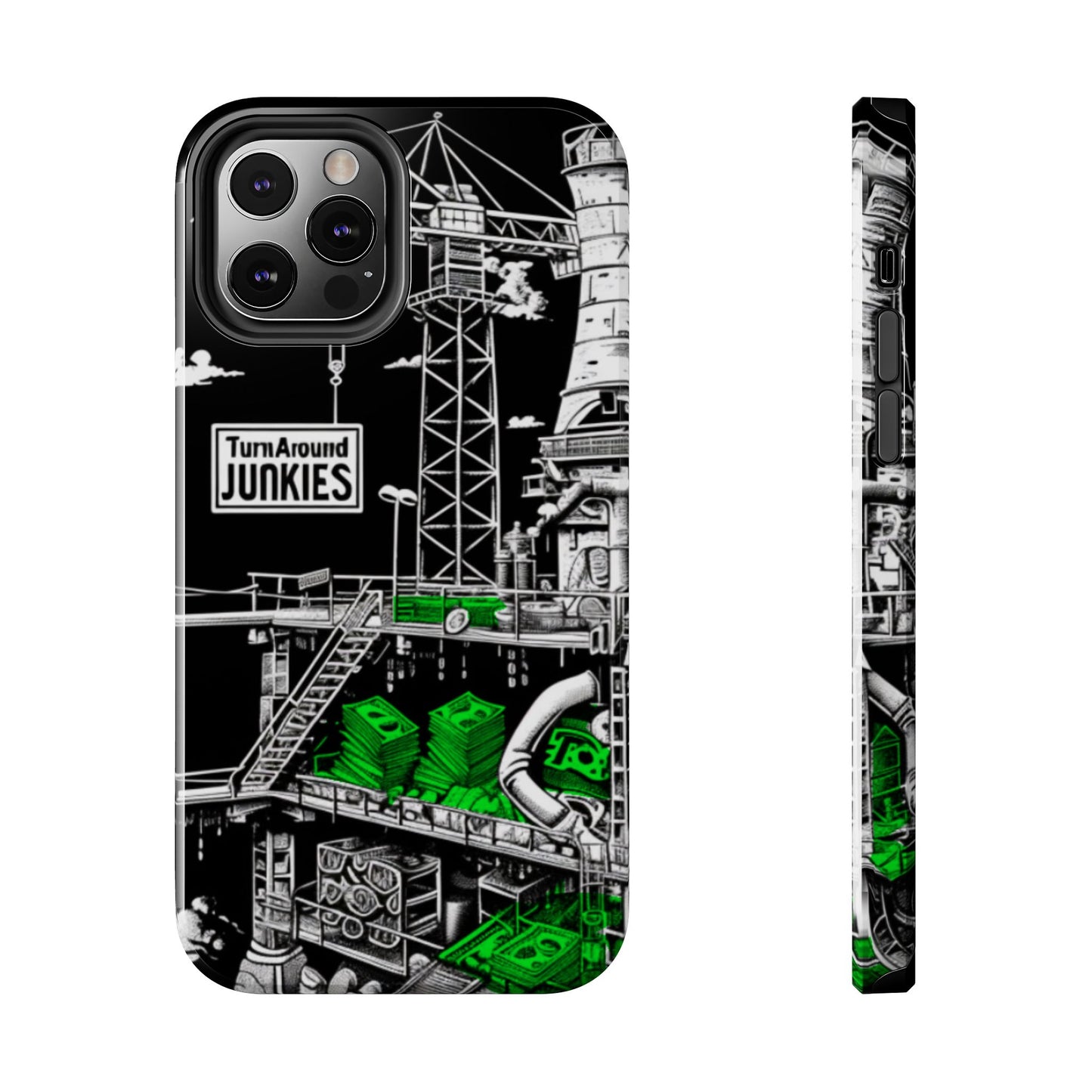 Turnaround Junkies "Stacks On Deck" Tough Phone Cases