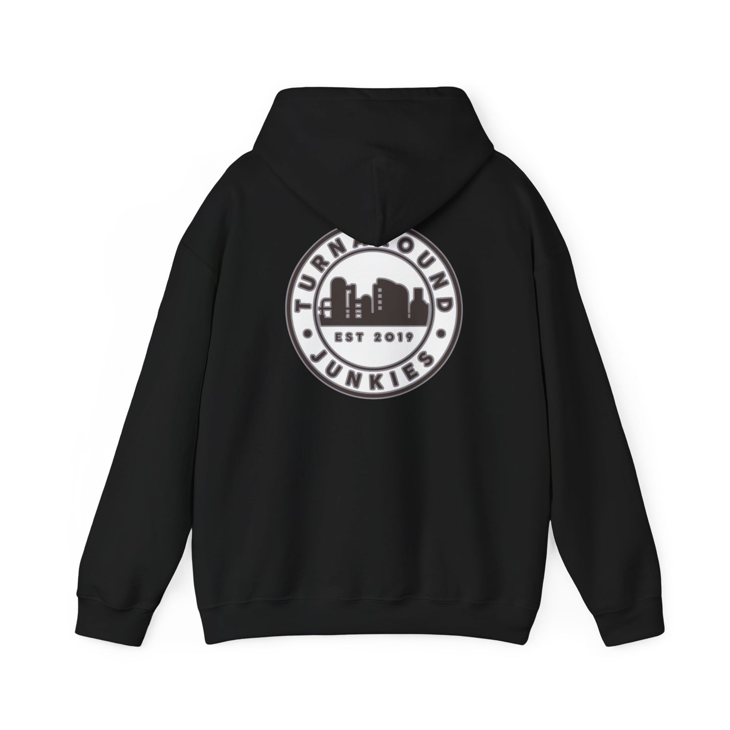 Turnaround Junkies Circle Logo Heavy Blend™ Hooded Sweatshirt