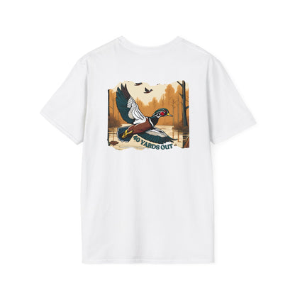40 Yards Out Wood Duck Unisex Softstyle T-Shirt