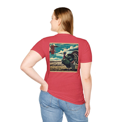 40 Yards Out Turkey Unisex Softstyle T-Shirt