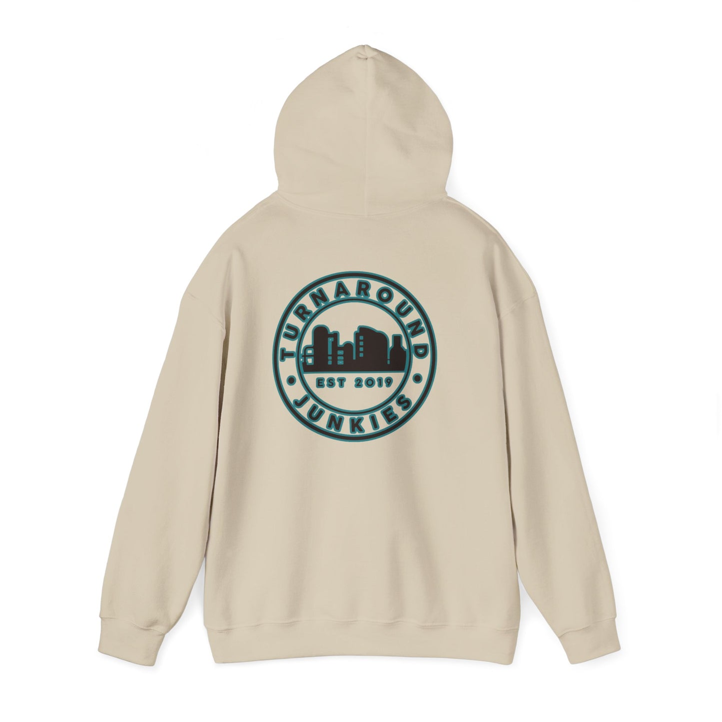 Turnaround Junkies Circle Logo Heavy Blend™ Hooded Sweatshirt