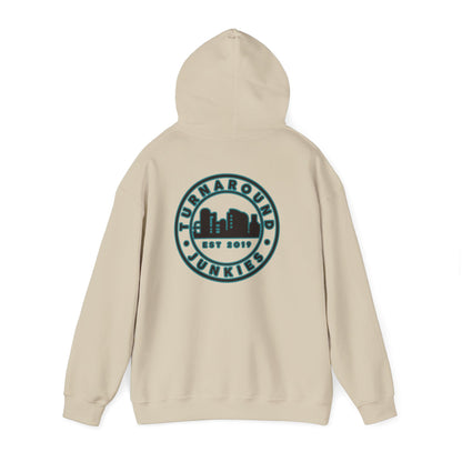 Turnaround Junkies Circle Logo Heavy Blend™ Hooded Sweatshirt