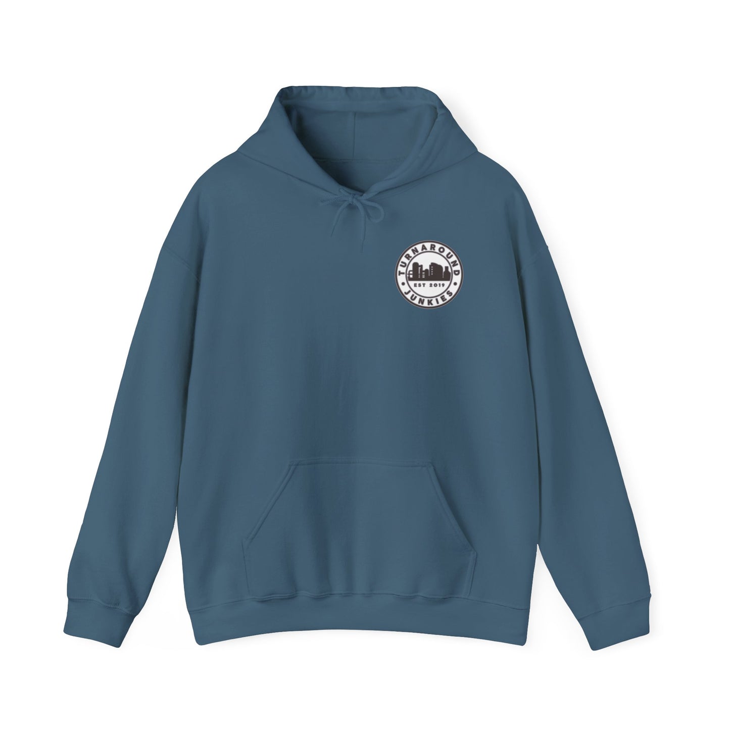Turnaround Junkies Circle Logo Heavy Blend™ Hooded Sweatshirt