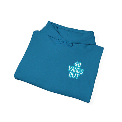 40 YARDS OUT Brand Productions Muddy Boar Heavy Blend™ Hooded Sweatshirt