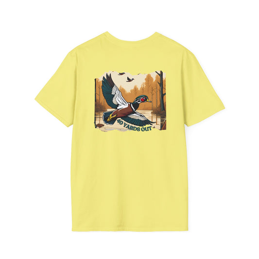 40 Yards Out Wood Duck Unisex Softstyle T-Shirt