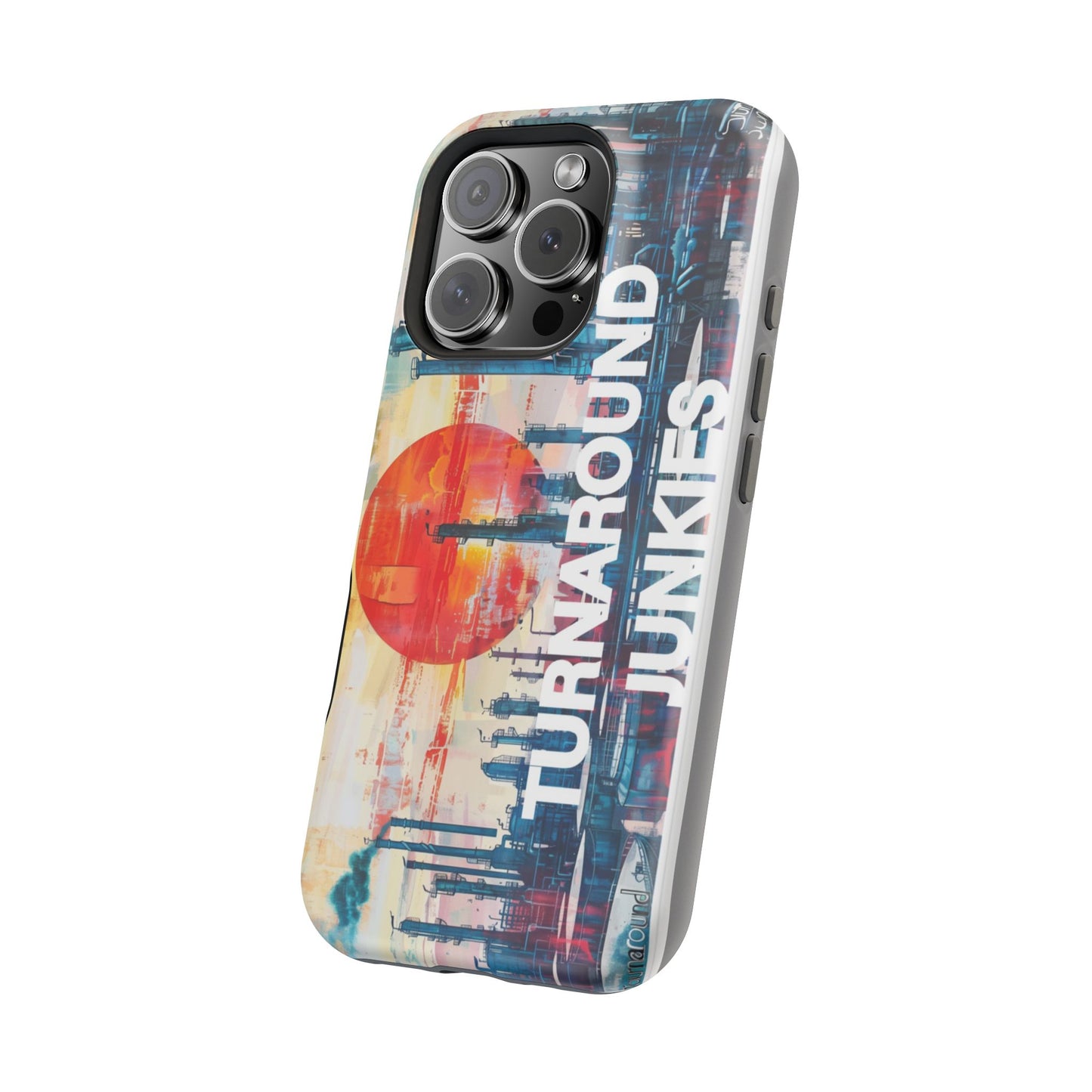 Turnaround Junkies  Red Sun Rising Magnetic Tough Cases