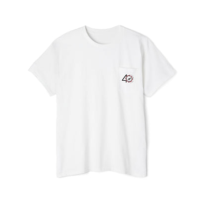 40 Yards Out American Flag Buck Pocket Tee