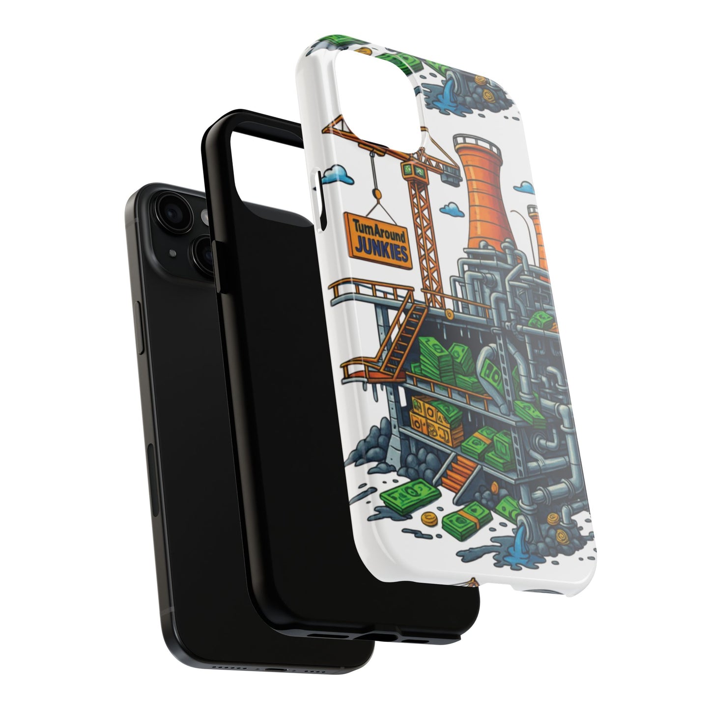 Turnaround Junkies "Stacks On Deck #2" Tough Phone Cases