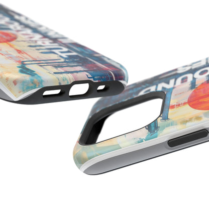 Turnaround Junkies  Red Sun Rising Magnetic Tough Cases