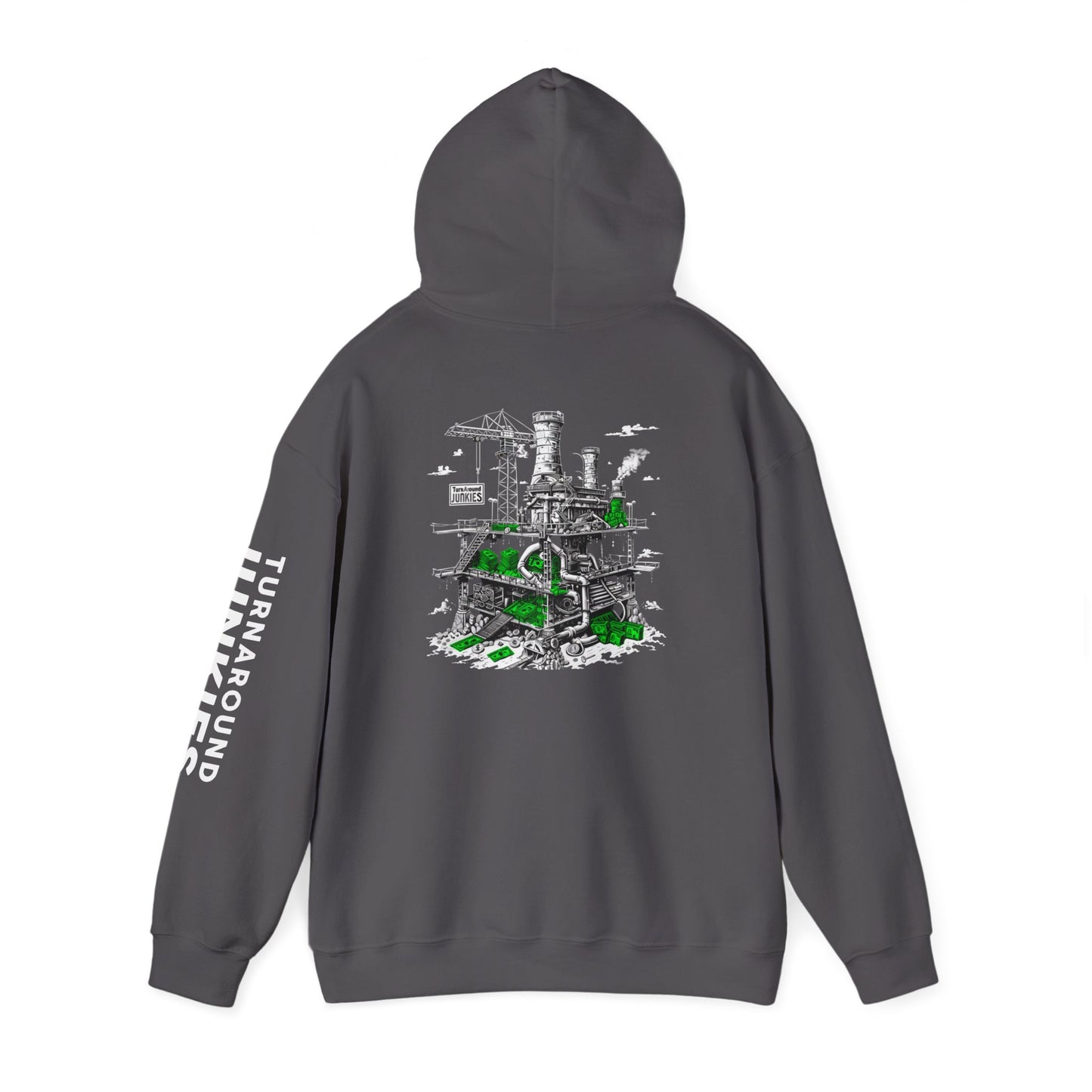 Turnaround Junkies "Stacks On Deck" Heavy Blend™ Hooded Sweatshirt