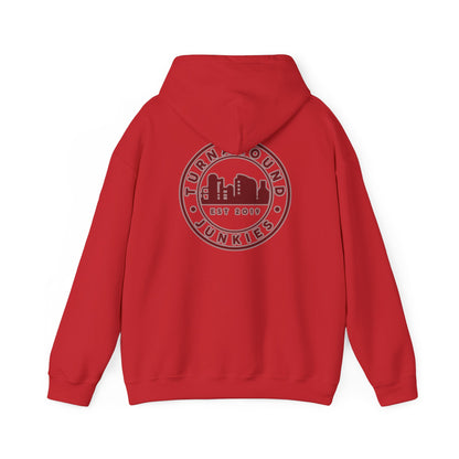 Turnaround Junkies Circle Logo Heavy Blend™ Hooded Sweatshirt