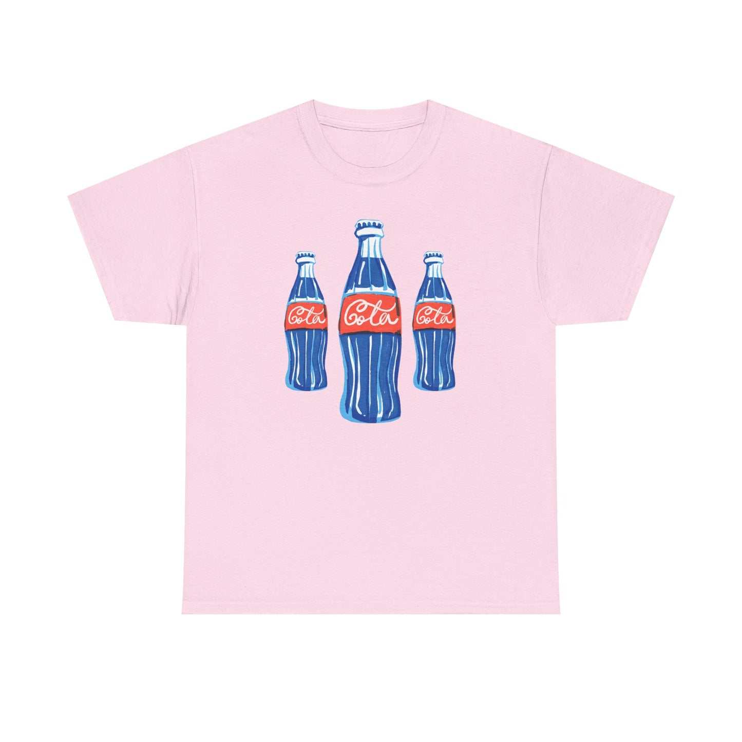 Coca Cola Retro Design Adult Heavy Cotton Tee