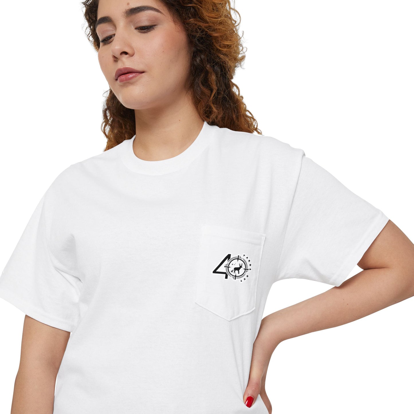 40 Yards Out Wood Duck Pocket Tee
