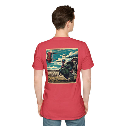 40 Yards Out Turkey Unisex Softstyle T-Shirt
