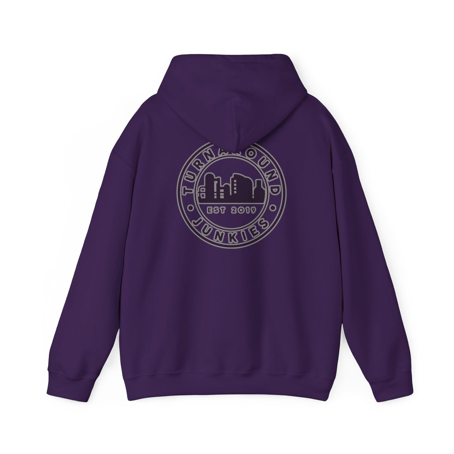 Turnaround Junkies Circle Logo Heavy Blend™ Hooded Sweatshirt