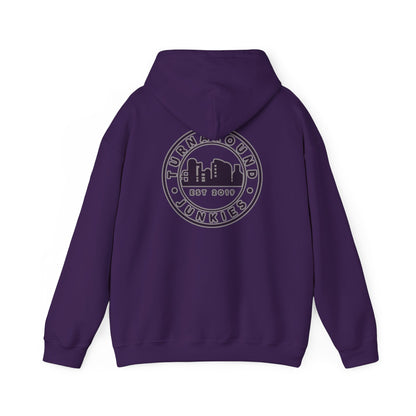 Turnaround Junkies Circle Logo Heavy Blend™ Hooded Sweatshirt