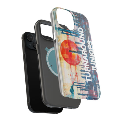 Turnaround Junkies  Red Sun Rising Magnetic Tough Cases