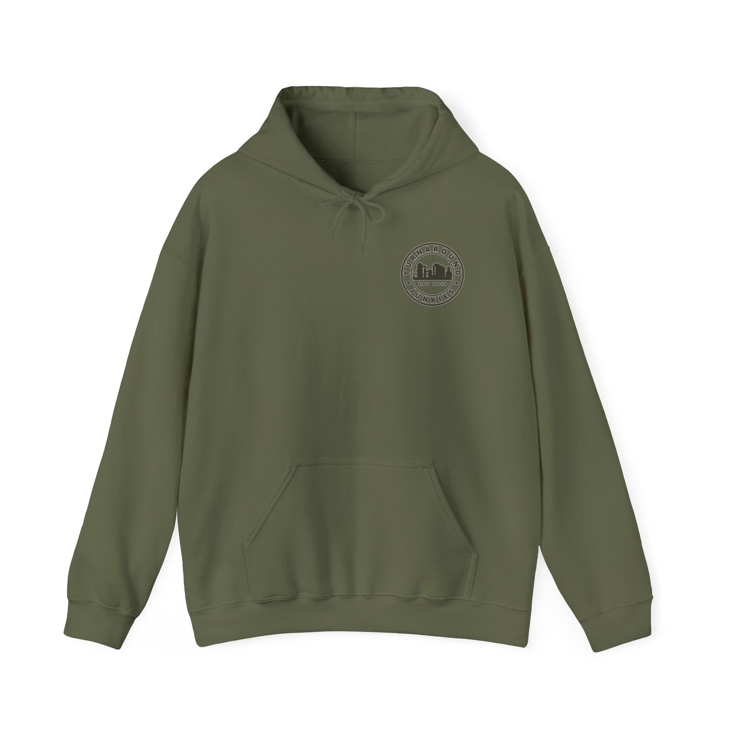 Turnaround Junkies Circle Logo Heavy Blend™ Hooded Sweatshirt