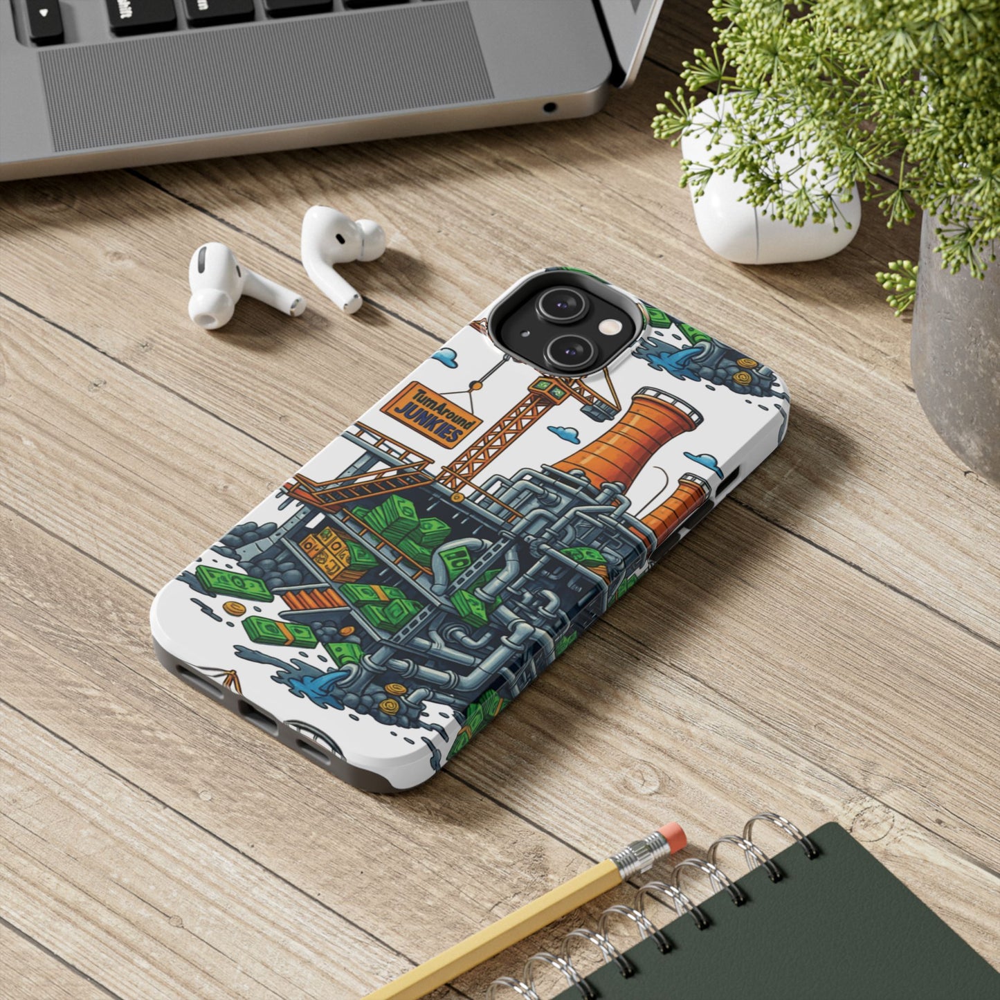 Turnaround Junkies "Stacks On Deck #2" Tough Phone Cases