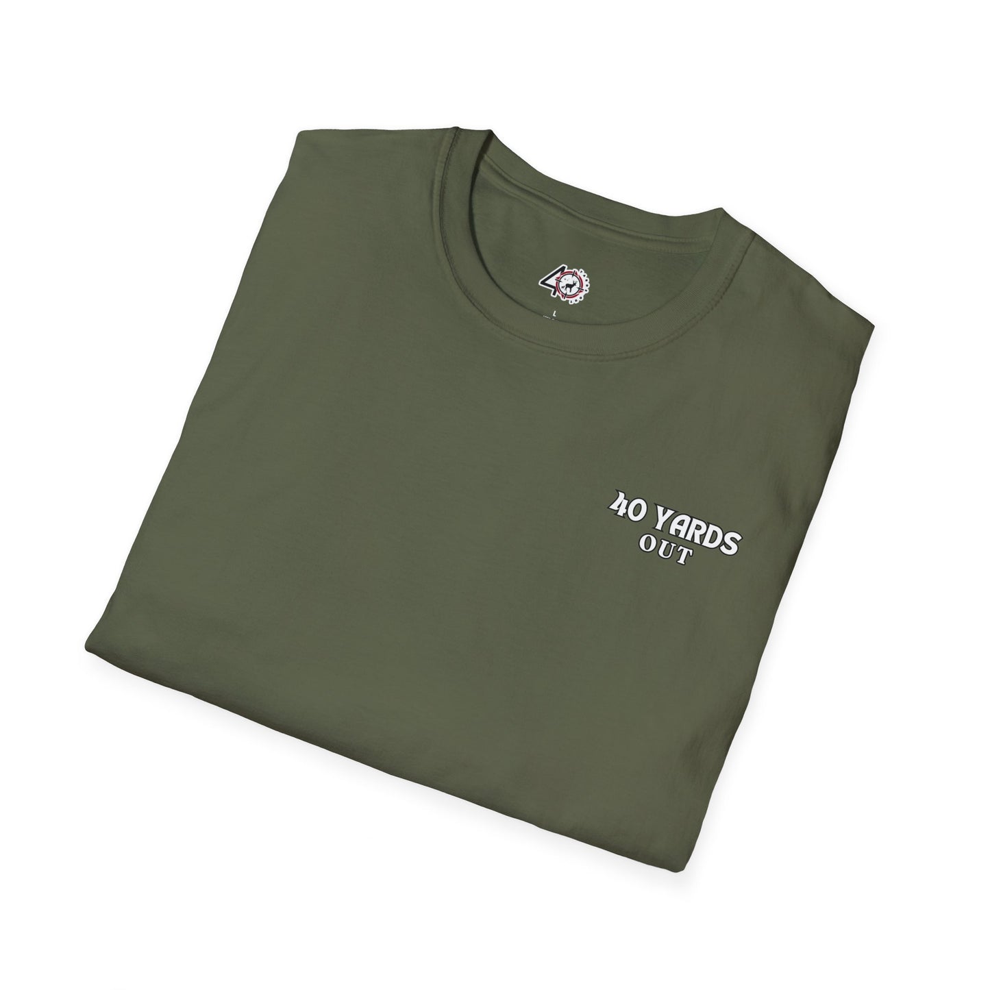 40 Yards Out American Bass Unisex Softstyle T-Shirt