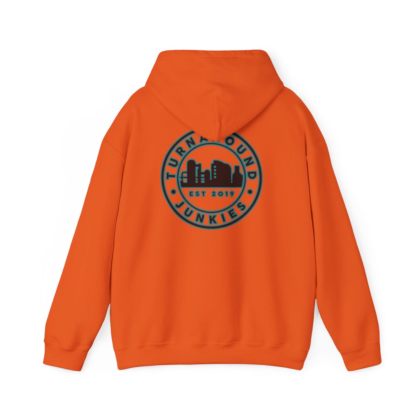 Turnaround Junkies Circle Logo Heavy Blend™ Hooded Sweatshirt