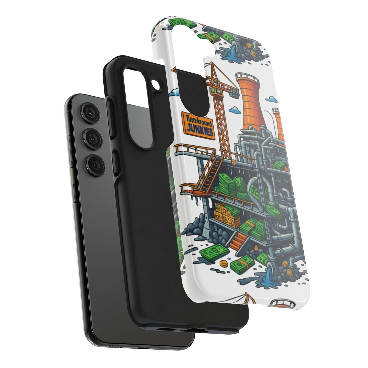 Turnaround Junkies "Stacks On Deck #2" Tough Phone Cases