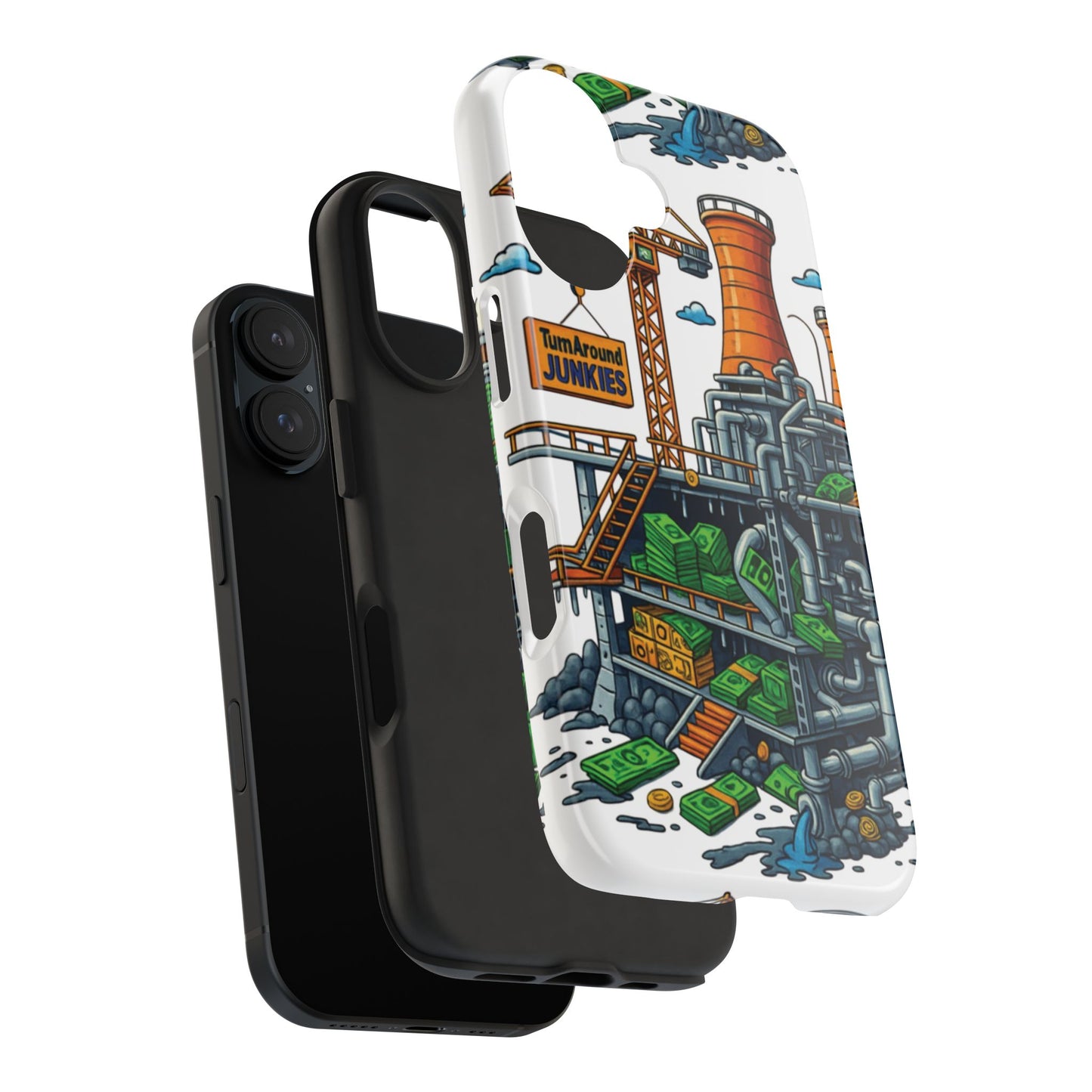 Turnaround Junkies "Stacks On Deck #2" Tough Phone Cases