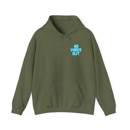 40 YARDS OUT Brand Productions Muddy Boar Heavy Blend™ Hooded Sweatshirt