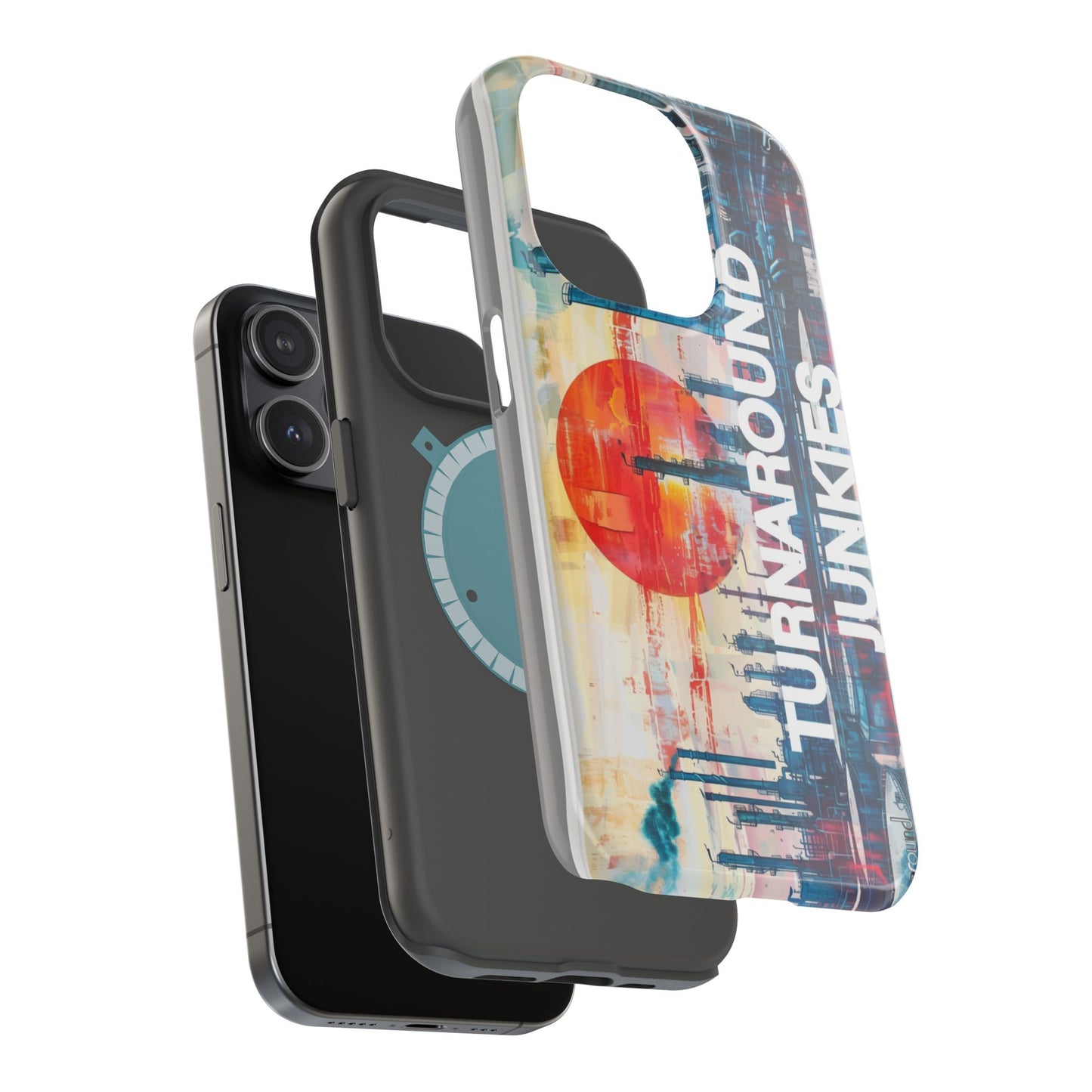 Turnaround Junkies  Red Sun Rising Magnetic Tough Cases