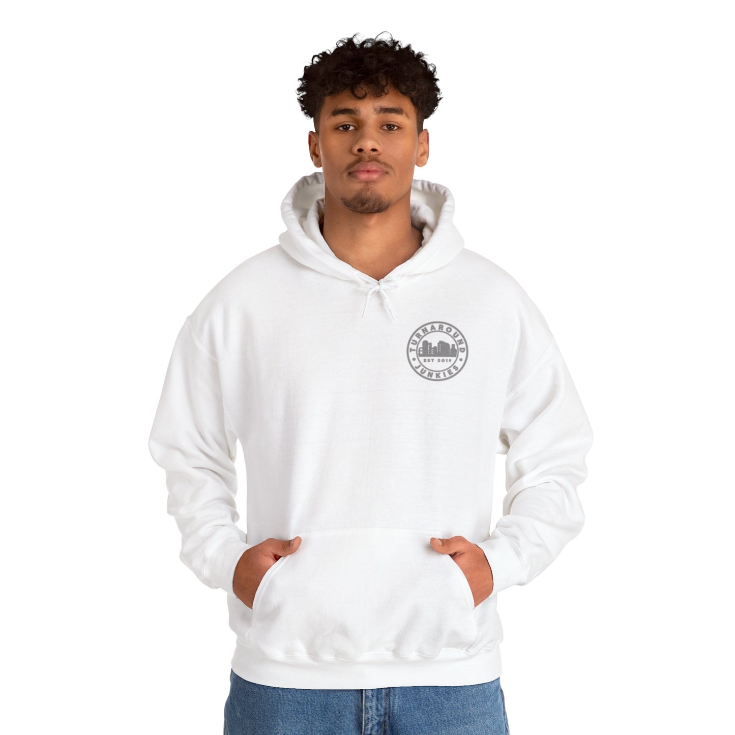 Turnaround Junkies Circle Logo Heavy Blend™ Hooded Sweatshirt