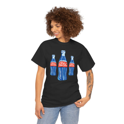 Coca Cola Retro Design Adult Heavy Cotton Tee