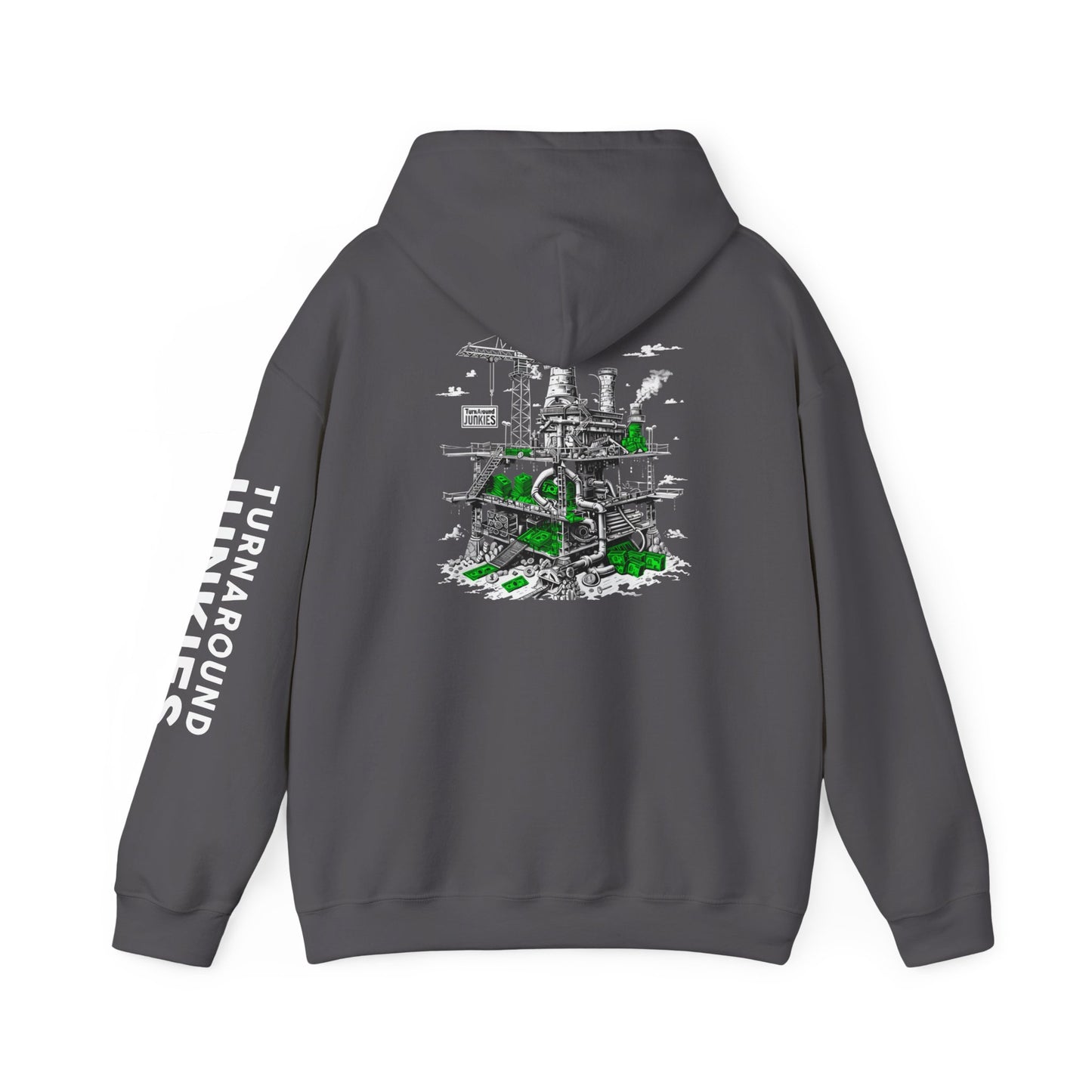 Turnaround Junkies "Stacks On Deck" Heavy Blend™ Hooded Sweatshirt
