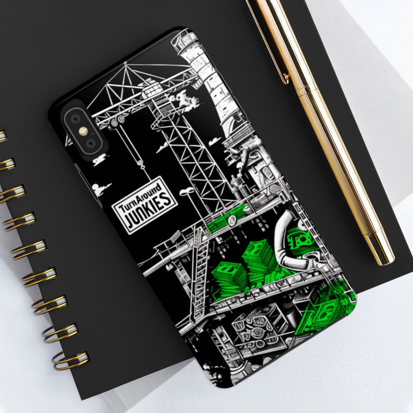 Turnaround Junkies "Stacks On Deck" Tough Phone Cases