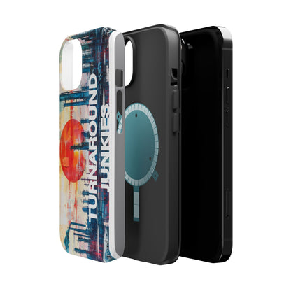 Turnaround Junkies  Red Sun Rising Magnetic Tough Cases