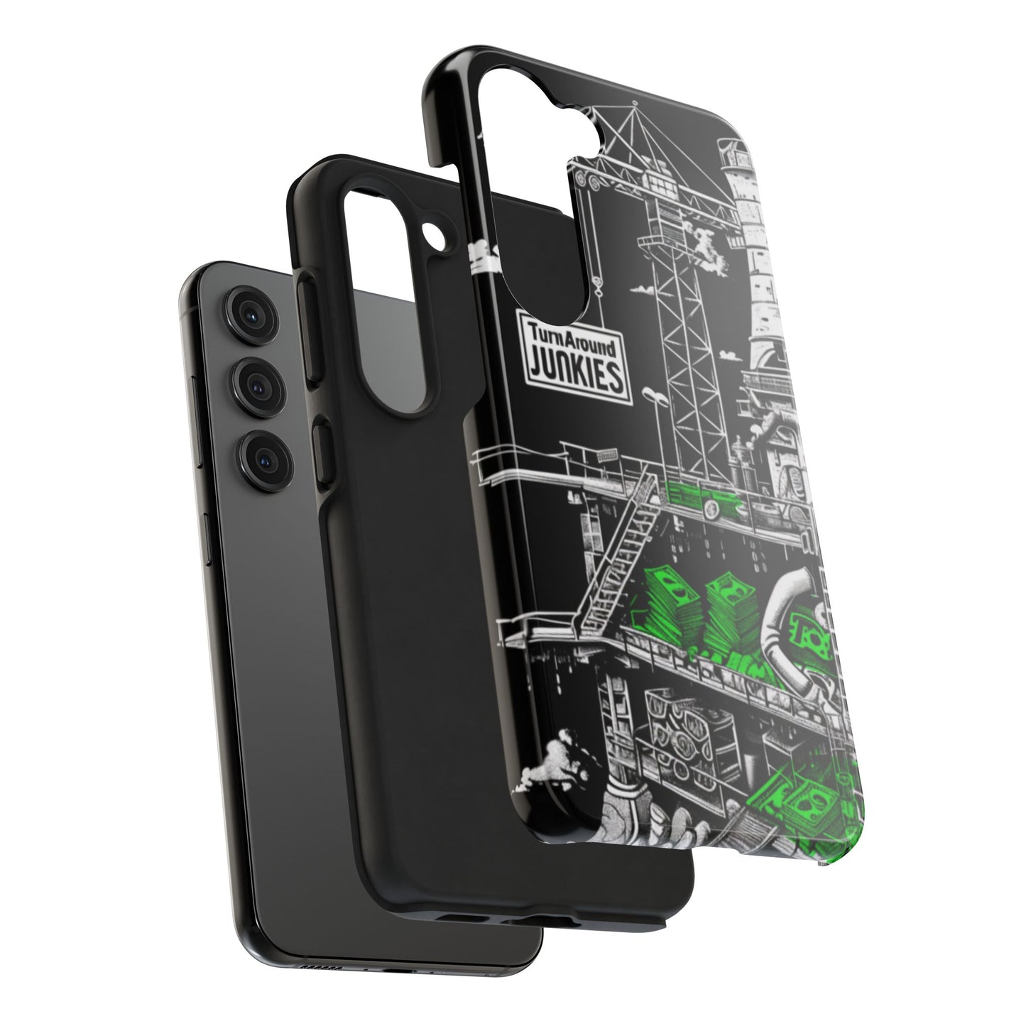 Turnaround Junkies "Stacks On Deck" Tough Phone Cases