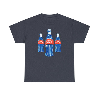 Coca Cola Retro Design Adult Heavy Cotton Tee