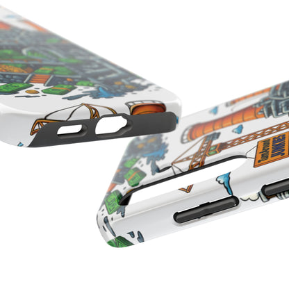 Turnaround Junkies "Stacks On Deck #2" Tough Phone Cases