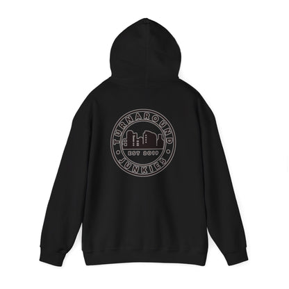 Turnaround Junkies Circle Logo Heavy Blend™ Hooded Sweatshirt