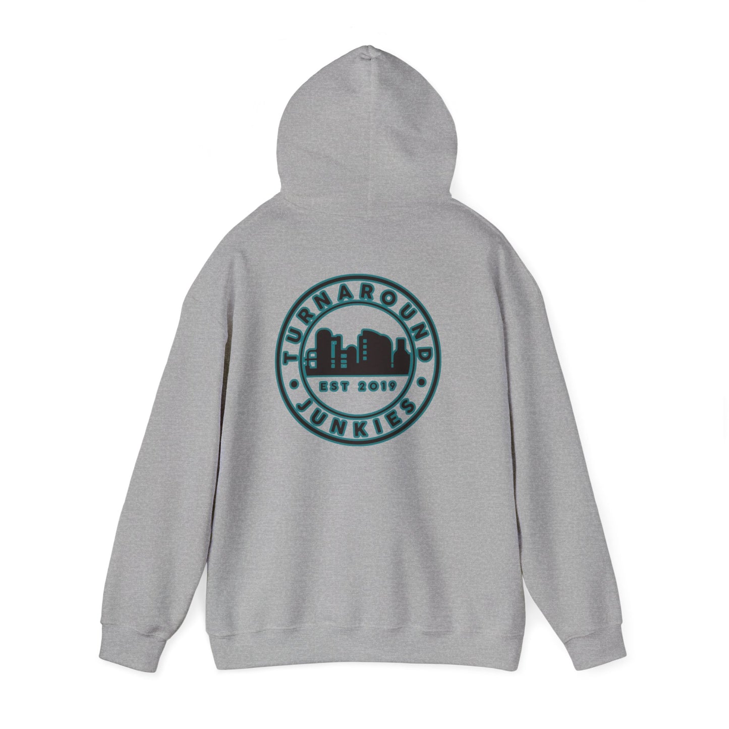 Turnaround Junkies Circle Logo Heavy Blend™ Hooded Sweatshirt
