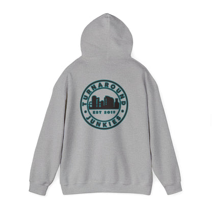 Turnaround Junkies Circle Logo Heavy Blend™ Hooded Sweatshirt
