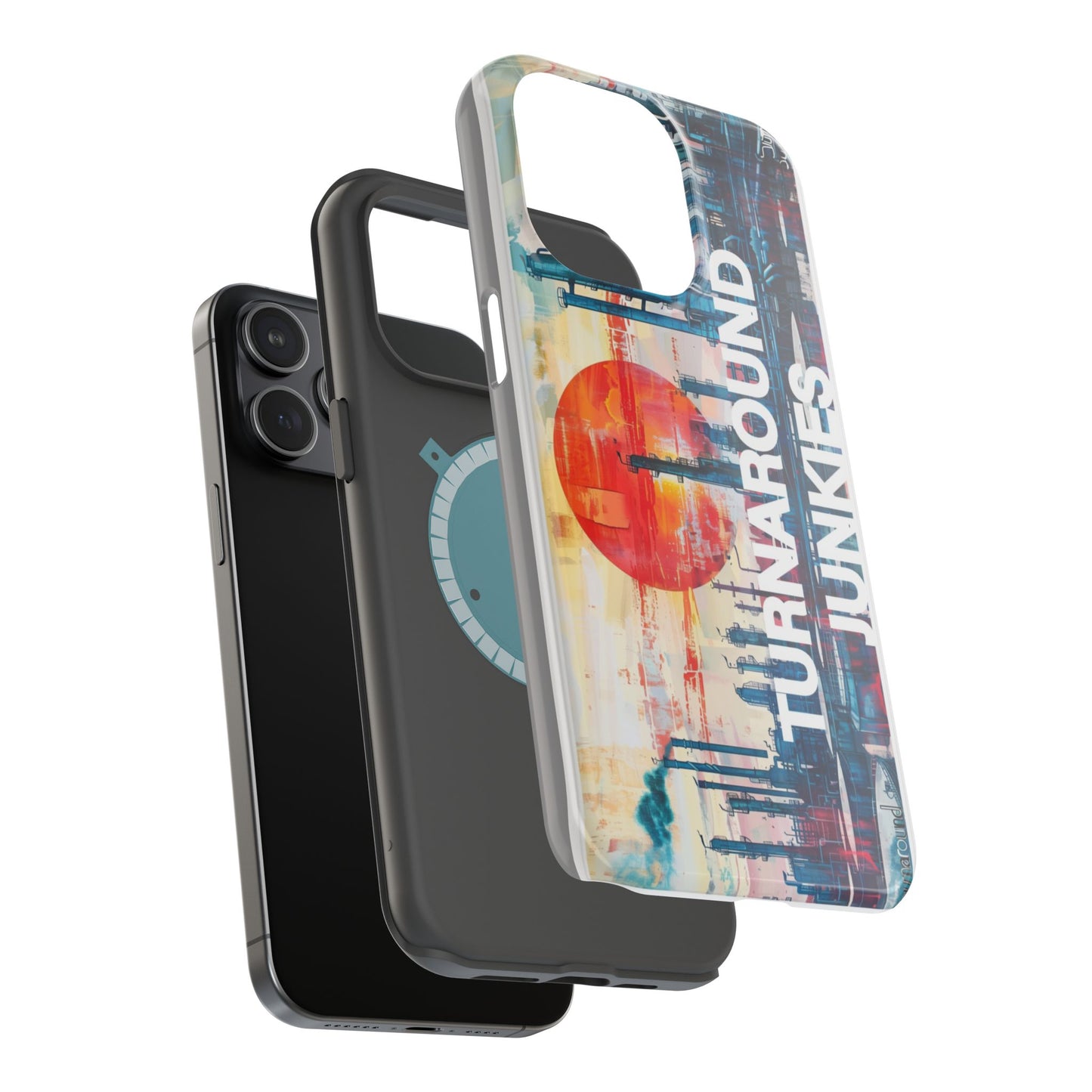 Turnaround Junkies  Red Sun Rising Magnetic Tough Cases