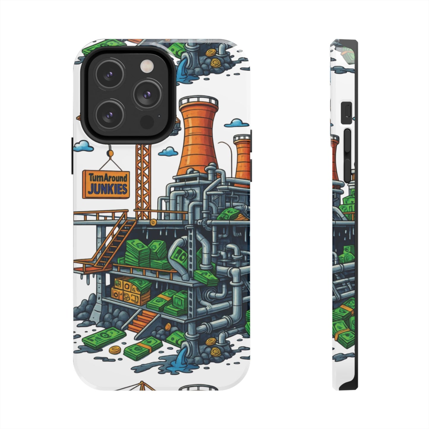 Turnaround Junkies "Stacks On Deck #2" Tough Phone Cases