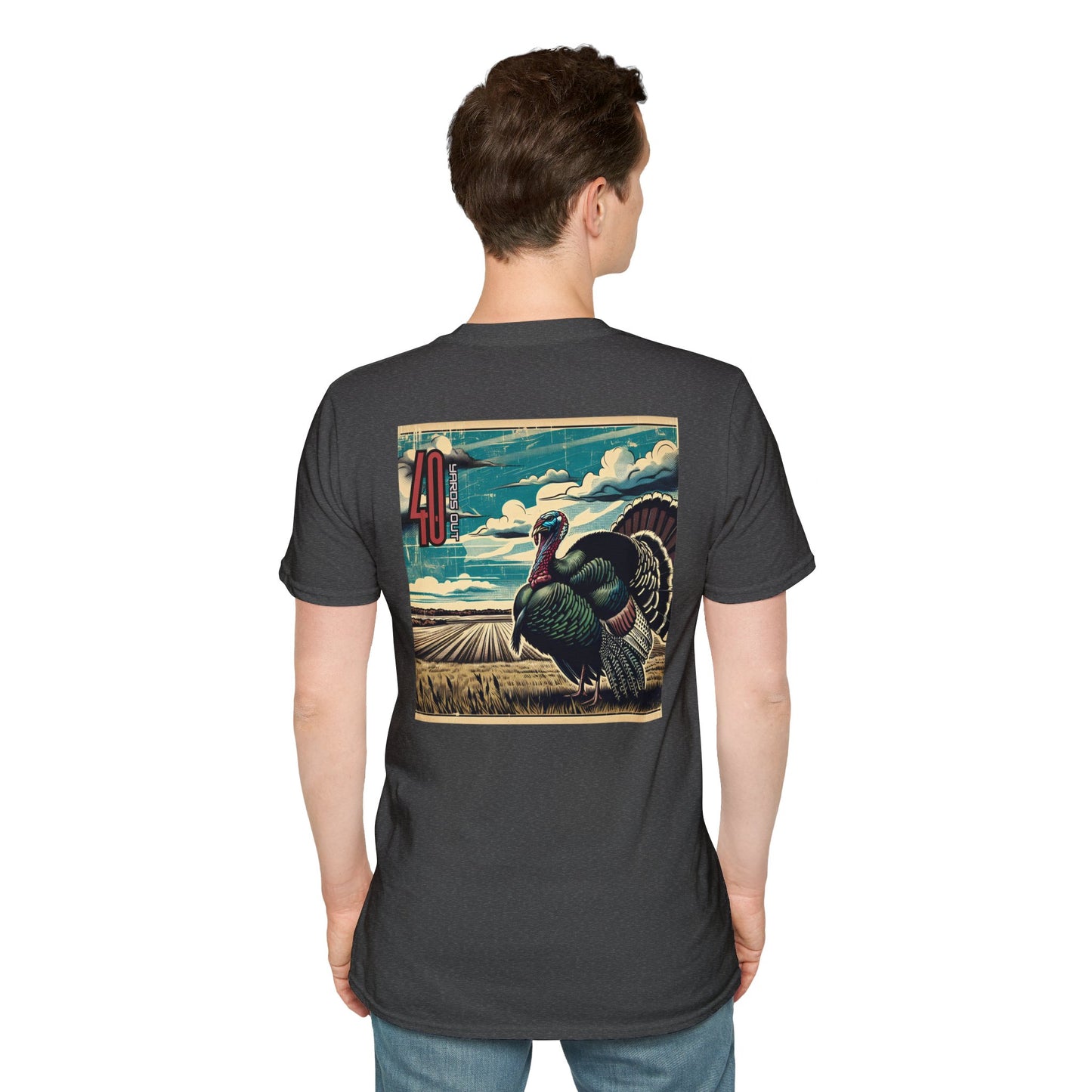 40 Yards Out Turkey Unisex Softstyle T-Shirt