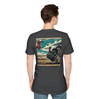 40 Yards Out Turkey Unisex Softstyle T-Shirt