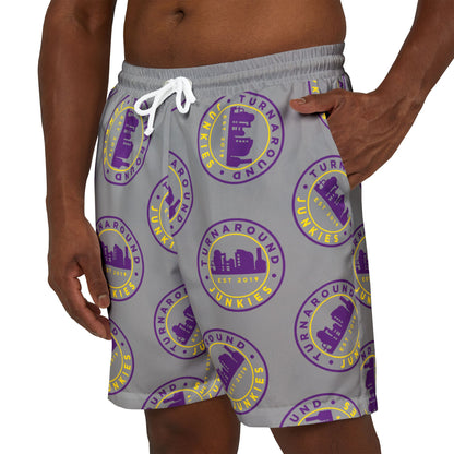 Turnaround Junkies Circle Logo Swim Shorts